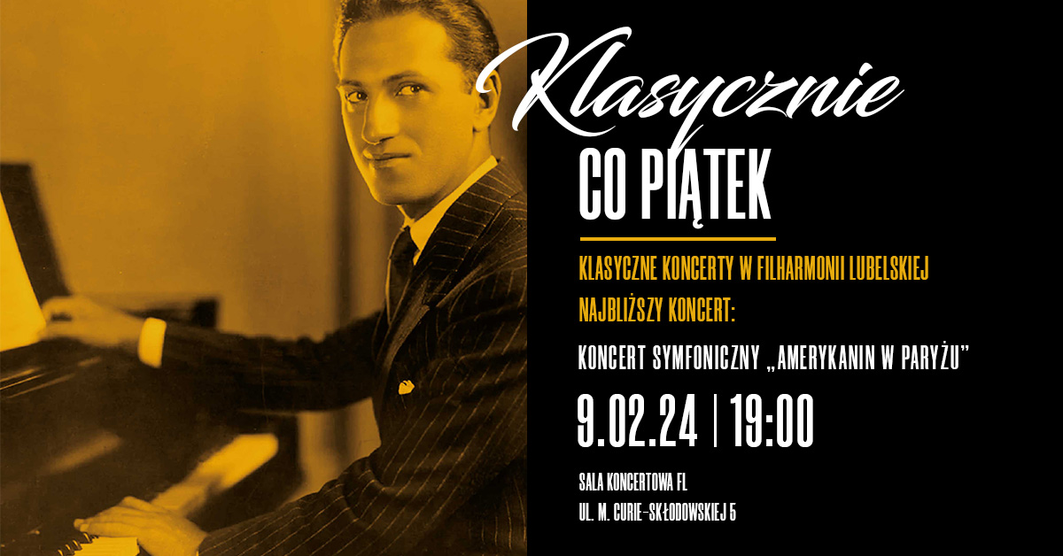Zdjęcie reklamujące koncert: George Gershwin – Koncert symfoniczny
