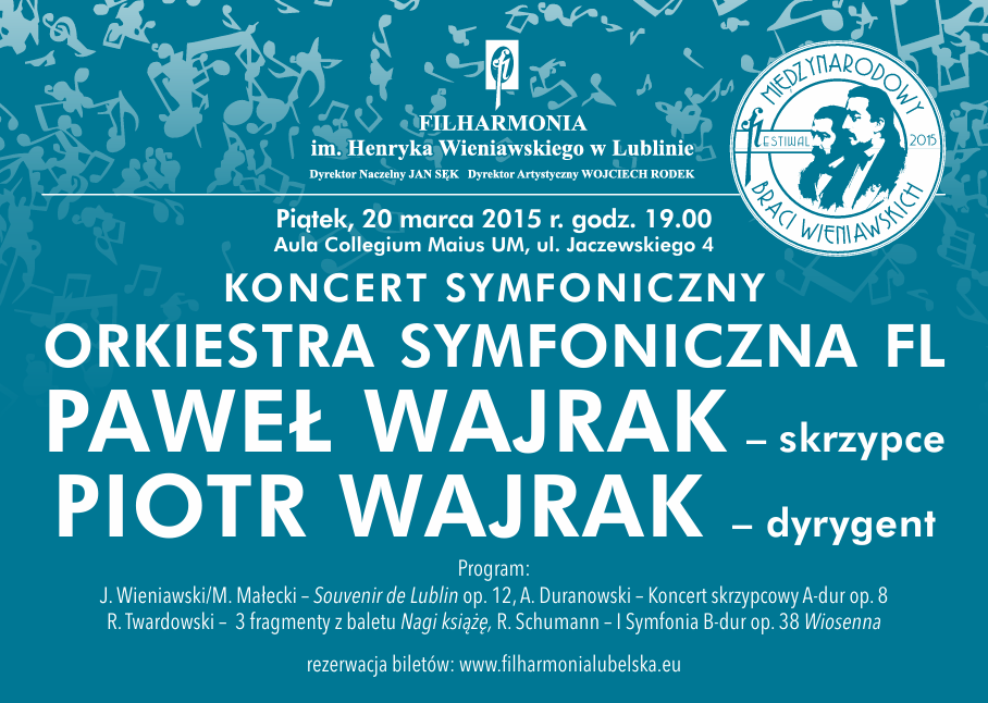 Zdjęcie reklamujące koncert: Koncert symfoniczny – Aula Collegium Maius UM