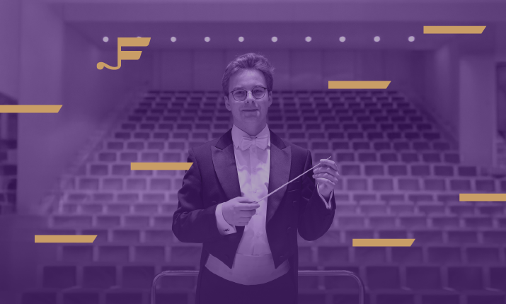 Plakat koncertu Kisielewski | Mozart | Beethoven
