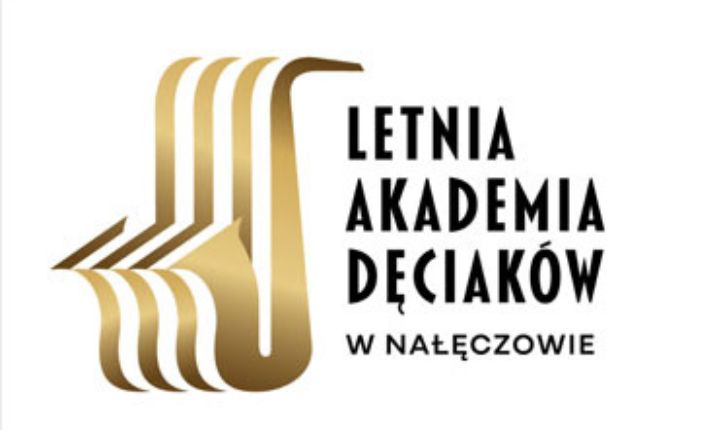 Plakat koncertu Letnia Akademia Dęciaków w Nałęczowie. Koncert inauguracyjny